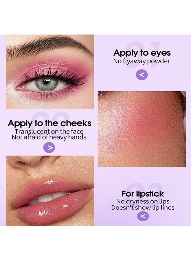TVLV Color-changing blush stick - dual-purpose lipstick and eyeshadow for lips and cheeks - temperature-changing matte lip and cheek powder blush 8g - Image 5